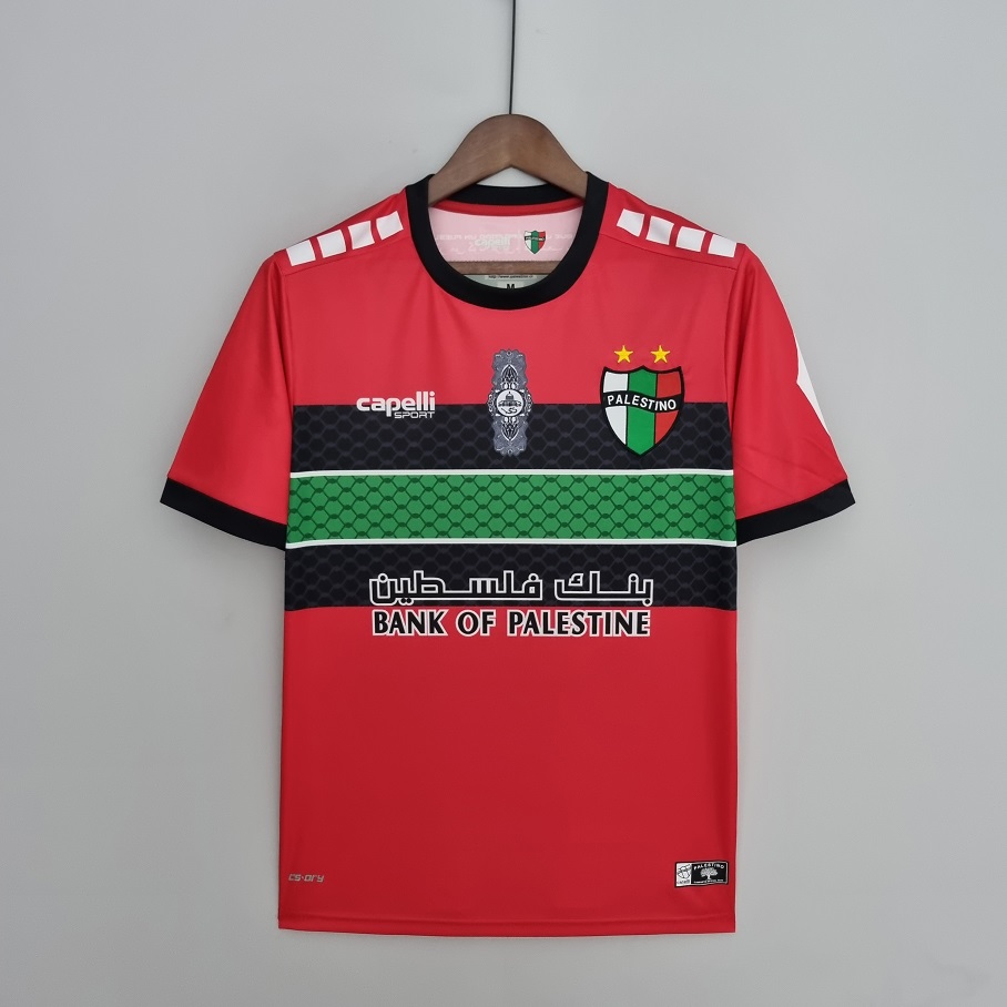 AAA Quality Palestino 22/23 Fourth Red Soccer Jersey